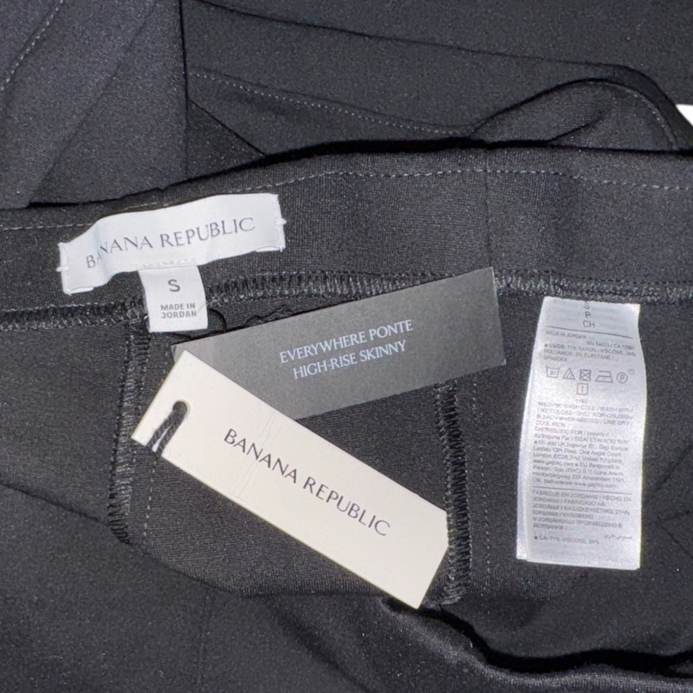 BANANA REPUBLIC High-Rise Skinny Everywhere Ponte Pant SMALL NWT - Picture 10 of 11
